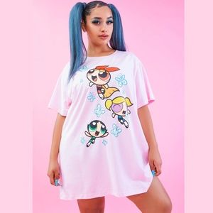 COPY - *NWT Dolls Kill x The Powerpuff Girls Sassy Sisters Oversized Tee